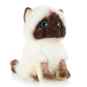 Plush Baby Doll Plush Siamese Cat dolls Stuffed Animals Toys Siamese Cat