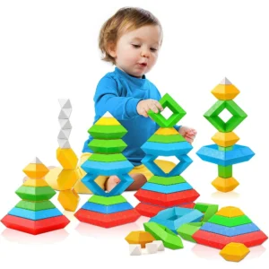 Toddler Stacking Building Blocks Educational Toys, Montessori